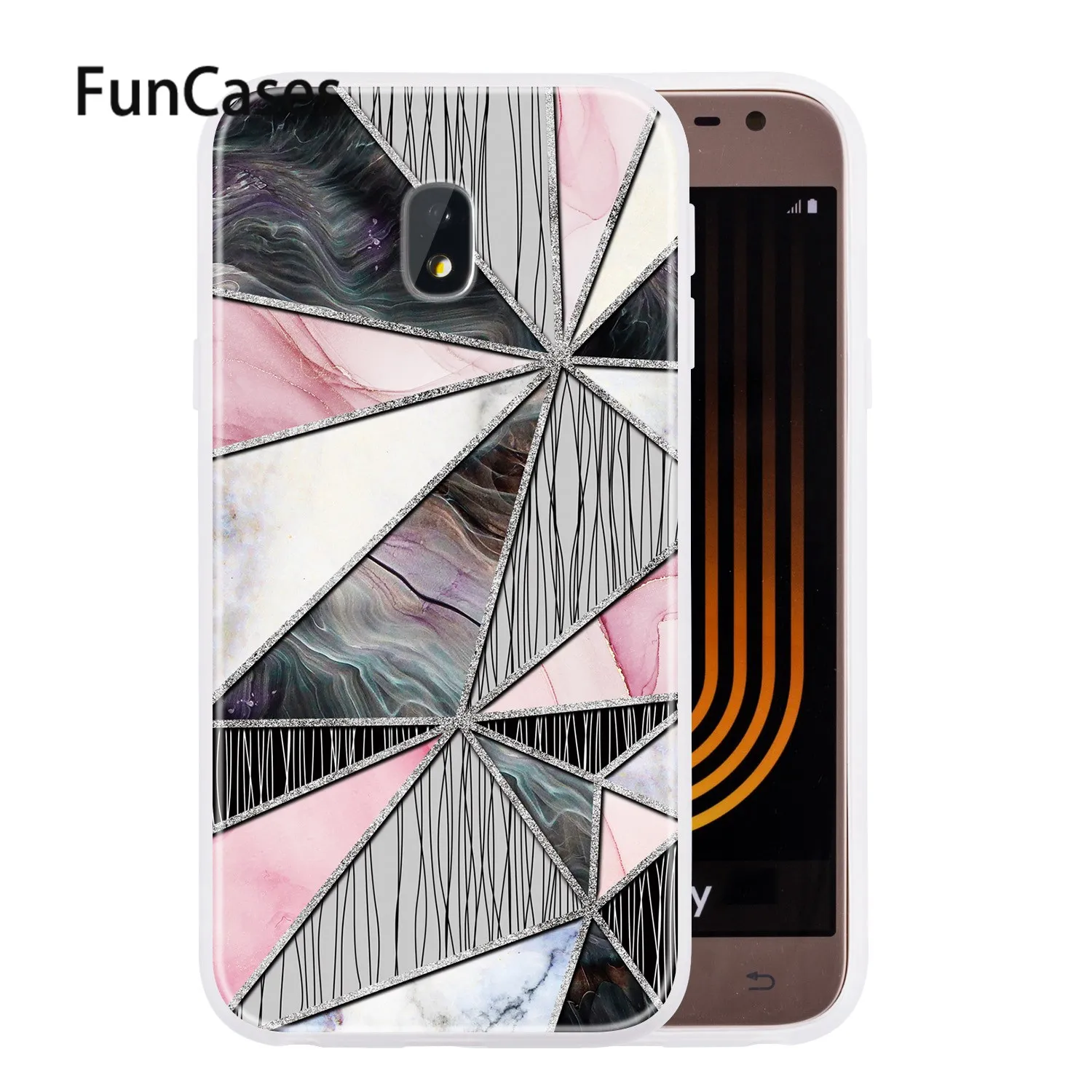 Современный стиль Мягкий ТПУ защитный чехол для телефона samsung J3 2017 J330 Pro s Galaxy J5 J530