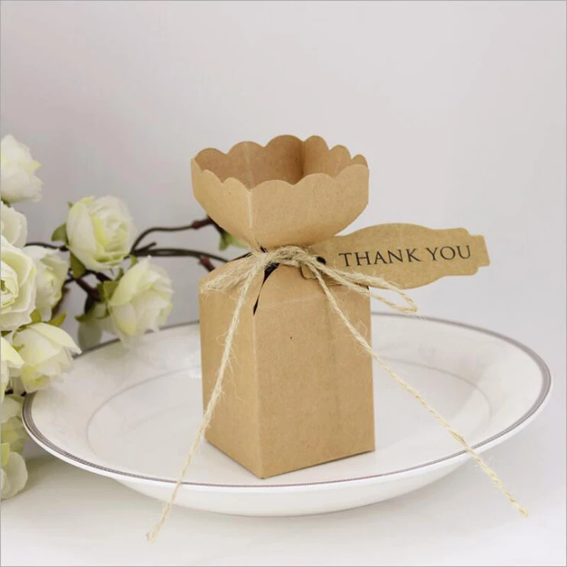 

2000pcs Kraft paper candy box