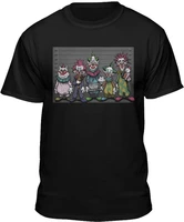 lineup killer klowns from outer space t shirt unisex shirt