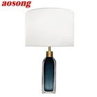 Настольная лампа AOSONG, современсветодиодный светодиодная креативная декоративная настольная лампа для дома, прикроватная