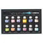 Хрустальное звездное небо, стеклянная чернильная ручка, стеклянная ручка для письма, ручка для письма, подарочный набор ручек 634B