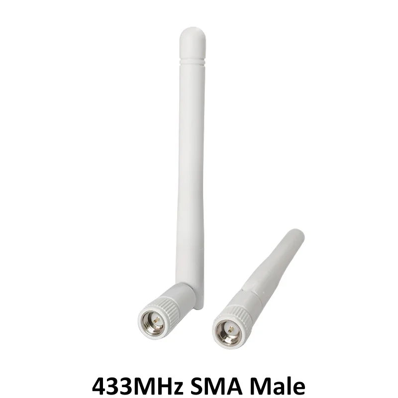 

5PCS 433Mhz Antenna 3dbi SMA Male Connector 433 MHz Directional Antena Rubber Aerial Wireless Repeater Lorawan antenne