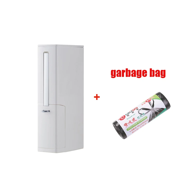 White ONEUP креативная многофункциональная щетка для унитаза, для хранения мусора, интегрированный набор, щетка для чистки щели, набор для ванной комнаты - Цвет: White