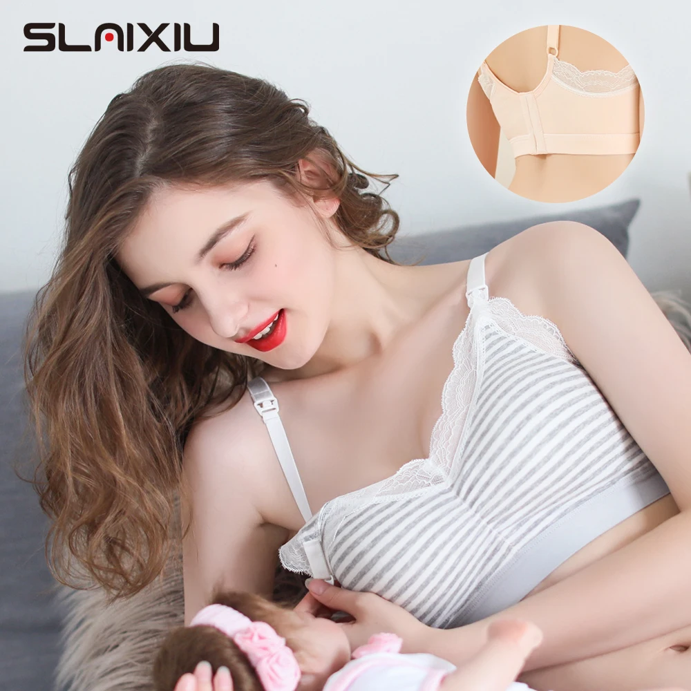 

3PC/lot Maternity Nursing Bras for feeding Women Lace Breastfeeding Bra Adjustable Feeding Bra Pregnancy Clothes