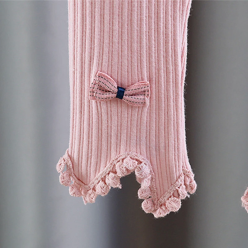 

Kid Leggings Girls Spring and Autumn Warm Pantyhose Cotton Infant Baby Toddler Newborn Lace Trousers Stockings