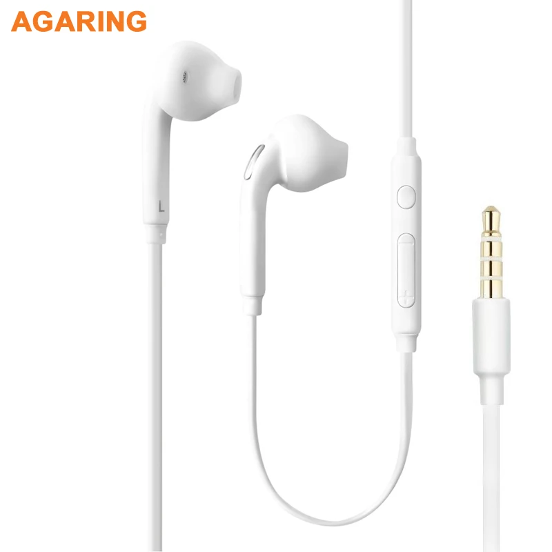 Original Universal Sports Headset For Samsung S6 Edge+ S10 Plus Note 10 A8s S9 Plus in-ear Earpiece with Remote Control Earphone