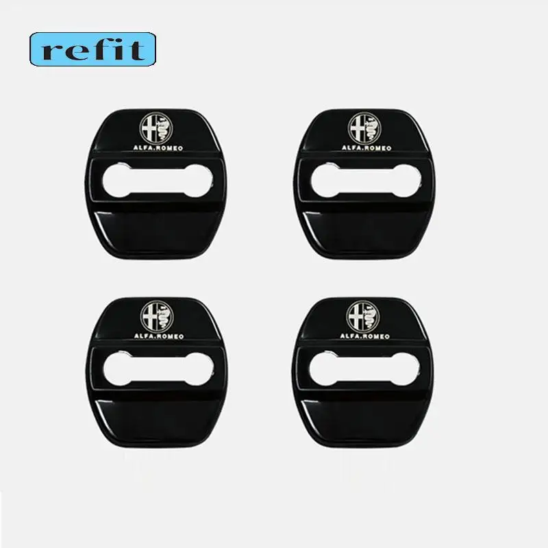 

Car door lock cover modification Protective decorative stickers For Alfa Romeo Giulia Stelvio 159 147 replacement accessories