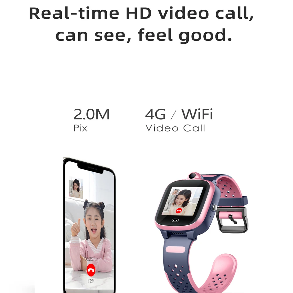 4g Смарт-часы с функцией видеозвонка часы для детей SOS защита от потери ребенка