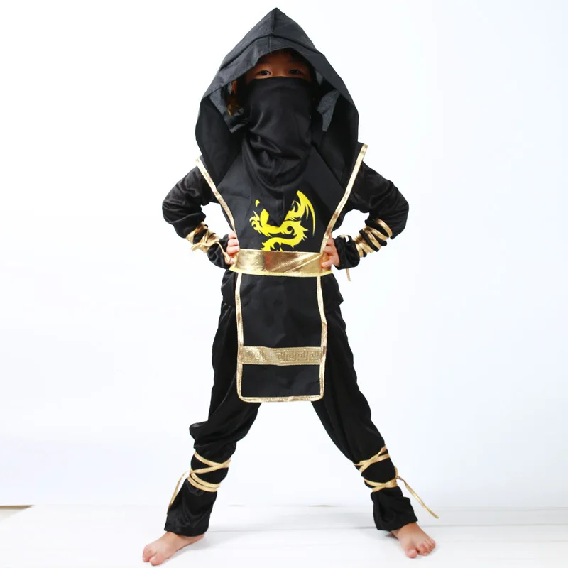 Kids Costumes Ninja Halloween Party Boys Warrior Stealth Children Cosplay Assassin Costume Children's Day For Gifts |