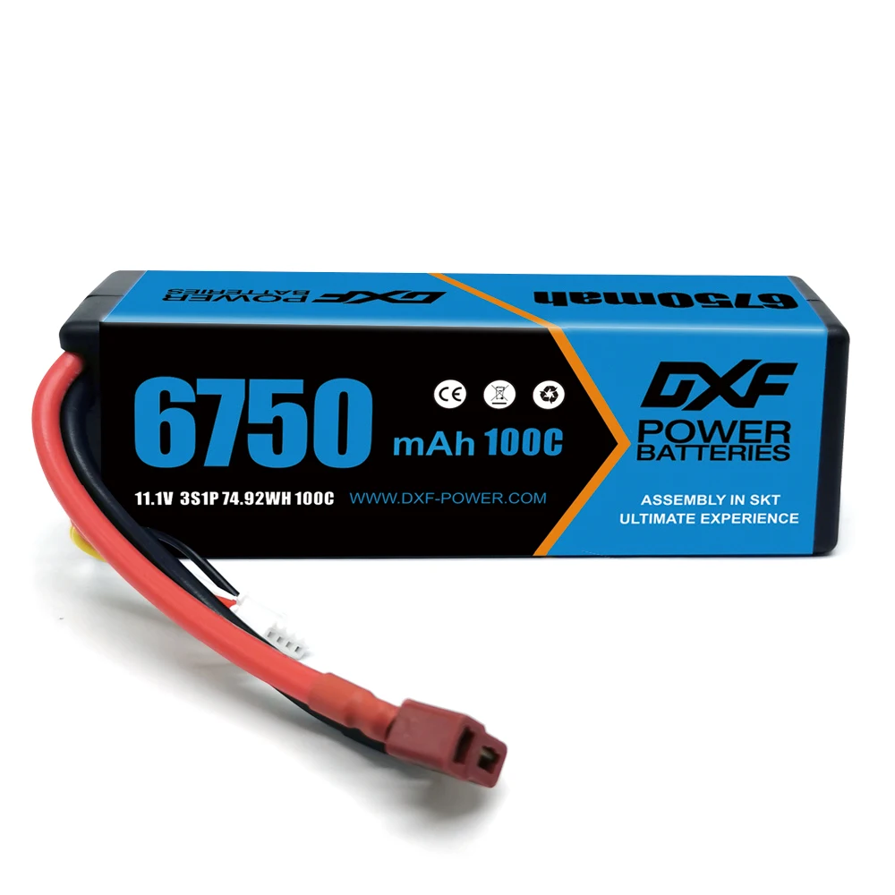 DXF2PCS-bater&iacute;a Lipo 4S 3S, 7,4 V, 11,1 V, 14,8 V, 8400mAh, 8000mAh, 7000mAh, 6750mah, 6500mAh, 5200mAh, 120C, 110C, 60C, 50C, 100C-3