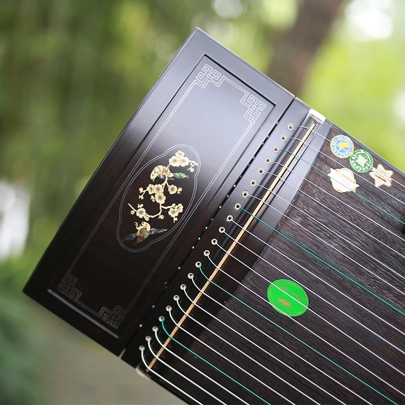 Профессиональные ракушки рытье производительность Китай Guzheng музыка Эбеновое