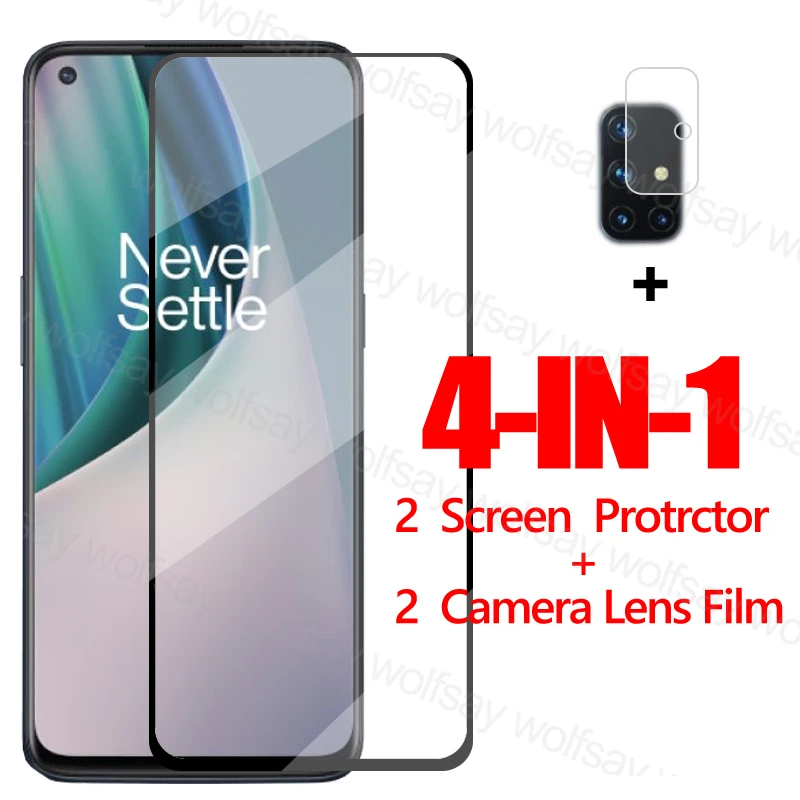 

Full Glue Glass For OnePlus Nord N10 5G Screen Protector OnePlus Nord 2 CE N10 N100 N200 9RT 5G Tempered Glass OnePlus Nord N10