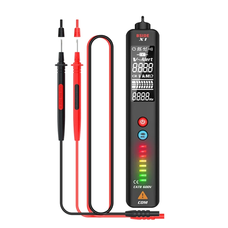 

Voltage Detector Dual Range AC Voltage Sensor Pen Live Wire Check Breakpoint Multimeter Adjustable Sensitivity T21E