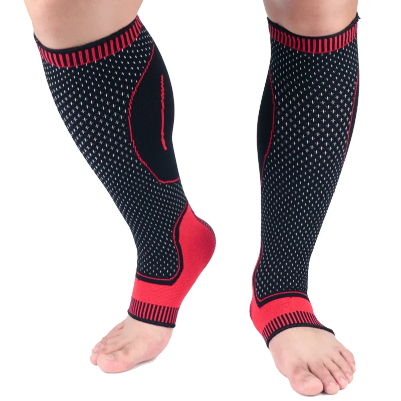 

1 Piece Breathable Pressure Shrink Leg Sleeve Soccer Anti-collision Compression Cycling Leg warmers Basketball Leg Calf Sleeves