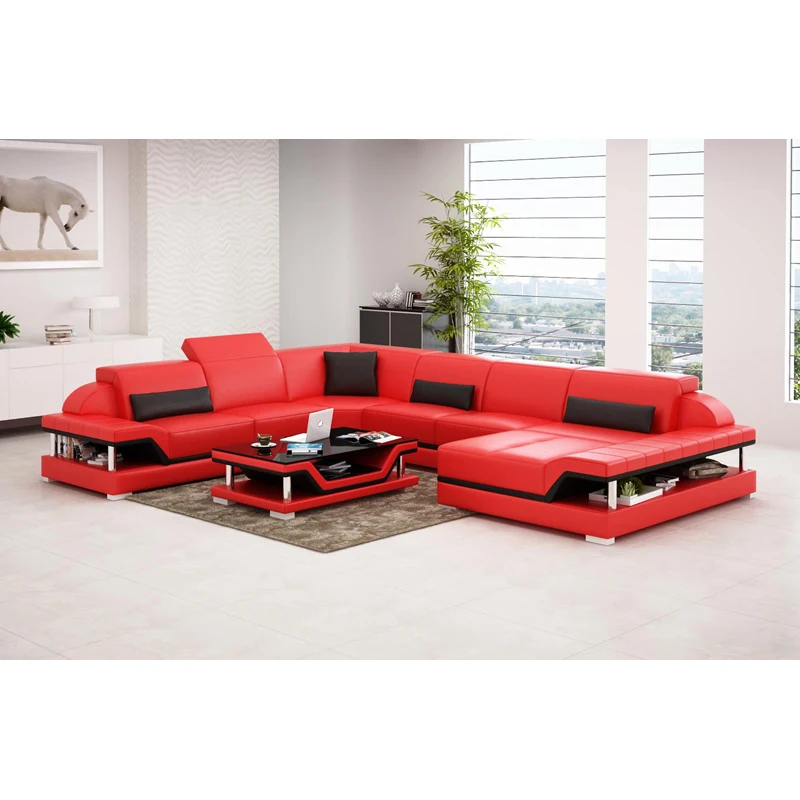 Диван для гостиной угловые диваны из натуральной кожи диван салона puff asiento muebles