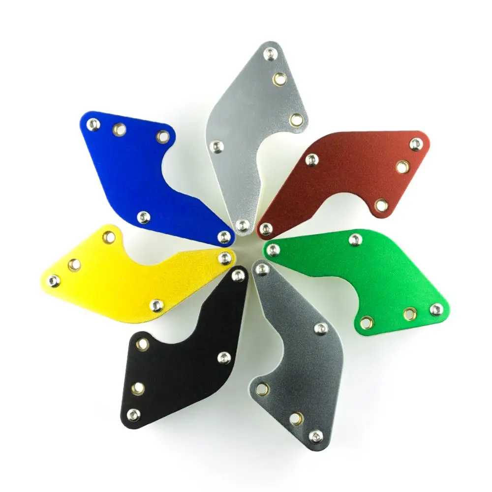 Красочные грязи питбайк алюминиевая цепь Guard Guide Fit ирбис ABM KAYO BAJA KLX ATOMIK TTR CRF50 70