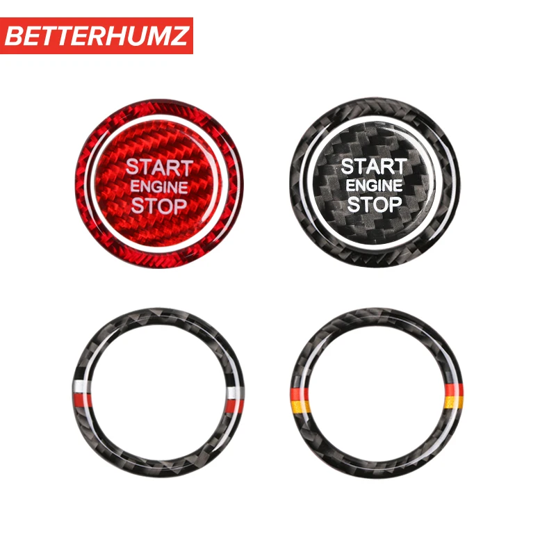 Автомобильная кнопка включения и остановки двигателя из углеродного волокна