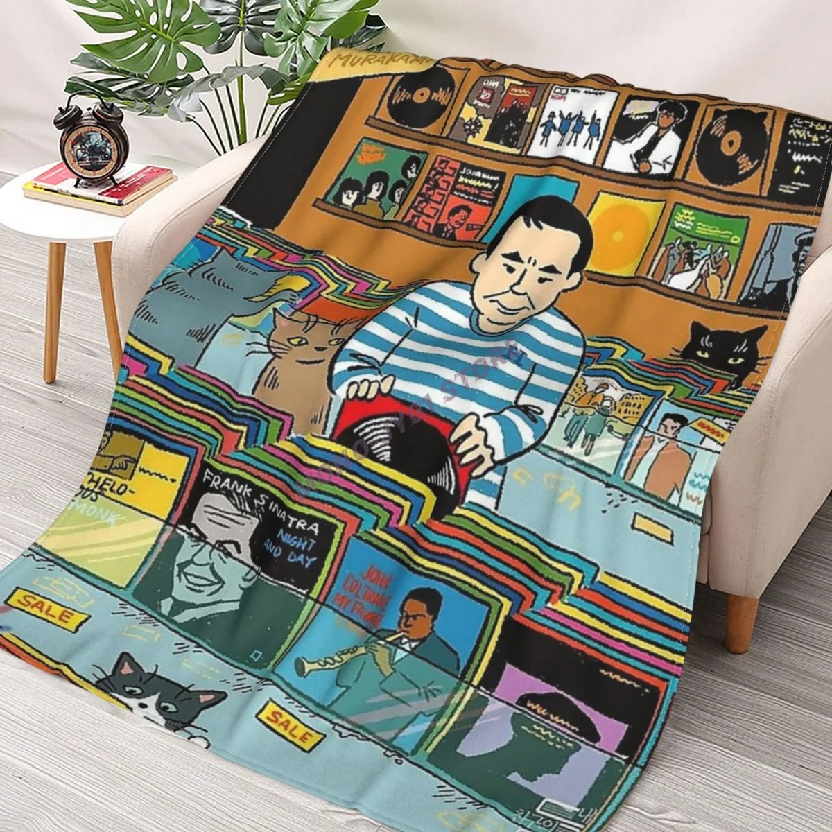 

Album Art Throw Blanket Sherpa Blanket cover Bedding soft Blankets