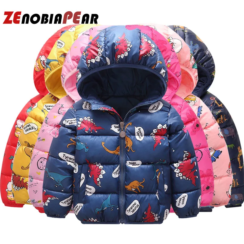 

Baby Girls Jacket Kids Boys Light Down Coats with Hoodie Spring Girl Clothes Infant Clothing Children Jackets Baby Clothes