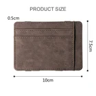 Мужской кошелек небольшого размера Magic Band, однотонный держатель для карт Портмоне B99