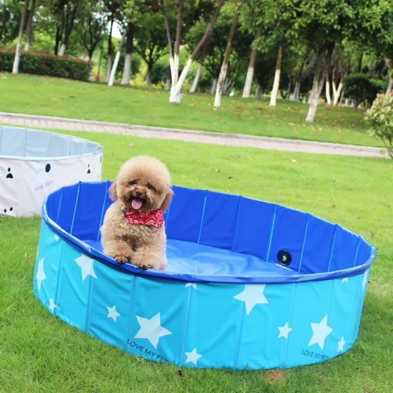 

Foldable Dog Swimming Pool Dog Pool Pet Bath Swimming Tub Bathtub Pet Swimming Pool Collapsible Bathing Pool for Dogs Cats Kids