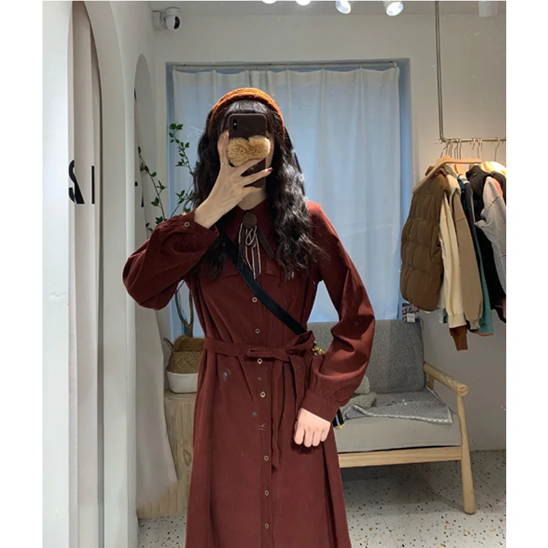 Зимние новогодние платья для свиданий женские с длинным рукавом девушек в стиле