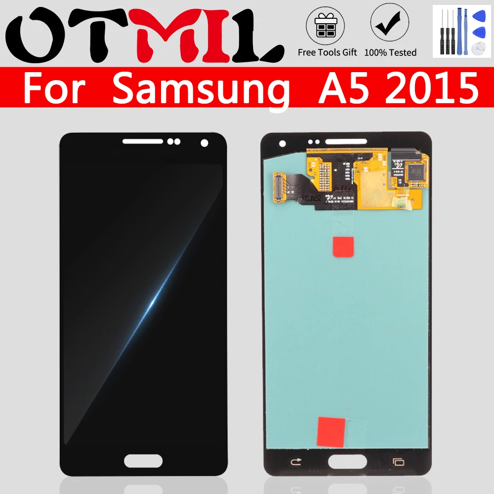 ЖК-дисплей 5 0 дюйма для SAMSUNG GALAXY A5 2015 дисплей с сенсорным экраном дигитайзер в