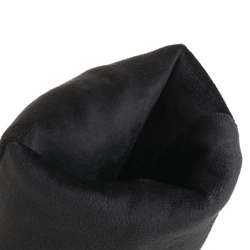 Женские сапоги до колена из искусственной замши на высоком устойчивом каблуке |