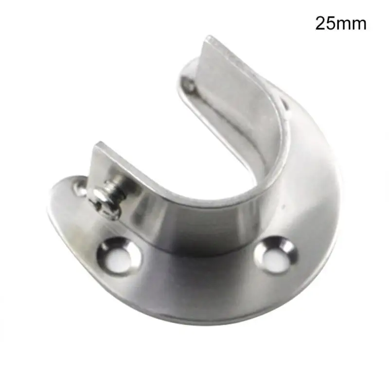 

2pcs Bracket Clothes Pipe Socket Hanging Rail Rod End Support Hot sale