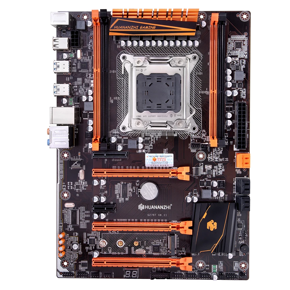 Preise HUANANZHI X79 Deluxe Motherboard Set Prozessor Xeon E5 2660 C2 Mit Kühler Big Marke RAM 16G(4*4G) REG ECC Computer Hardware DIY