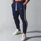 Джоггеры мужские хлопковые, повседневные облегающие спортивные штаны, брюки для бега, тренировочные штаны для спортзала, фитнеса, тренировок, на осень