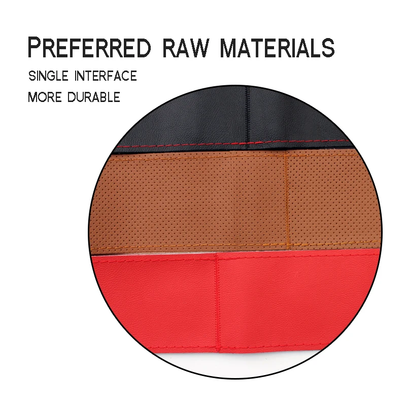 Лидер продаж автомобильные чехлы из супер волоконной кожи на руль оплетка сделай