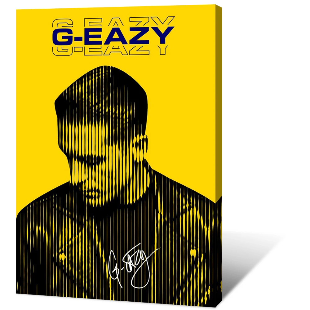 

Холщовый плакат G Eazy, настенная живопись, скандинавский плакат, принты для украшения дома, настенная живопись с рамкой