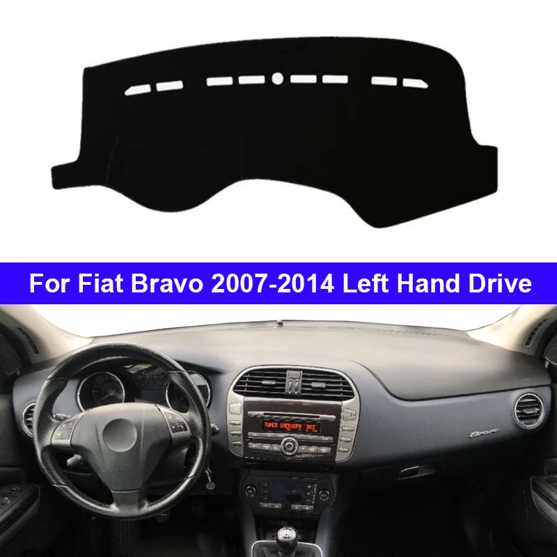 Автомобильная крышка приборной панели для Fiat Bravo 2007 2008 2009 2010 2011 2012 2013 2014 LHD Dashmat Pad