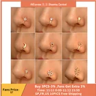 Кольцо для пирсинга носа с искусственными кристаллами для мужчин и женщин