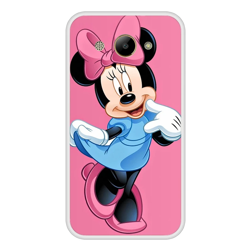 Чехол для телефона Huawei Y3 2017 Мягкий силиконовый чехол из ТПУ с рисунком Микки и