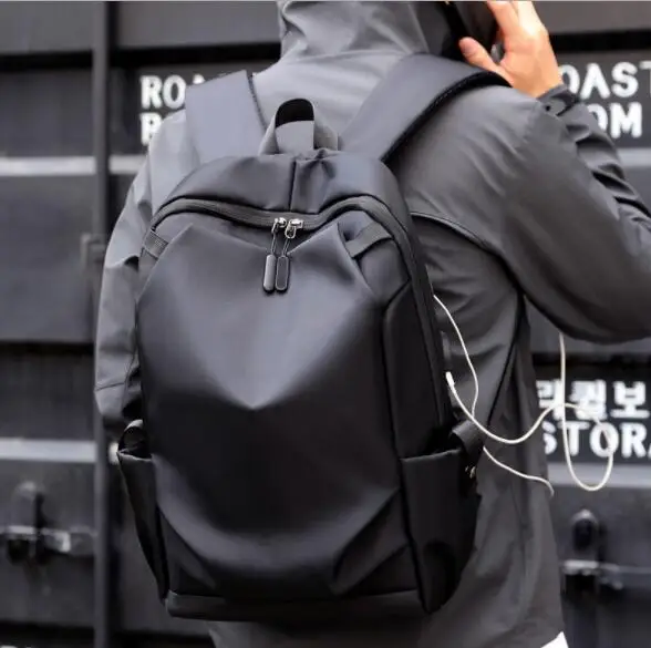 Nylon backpack men's business outing computer bag student school bag