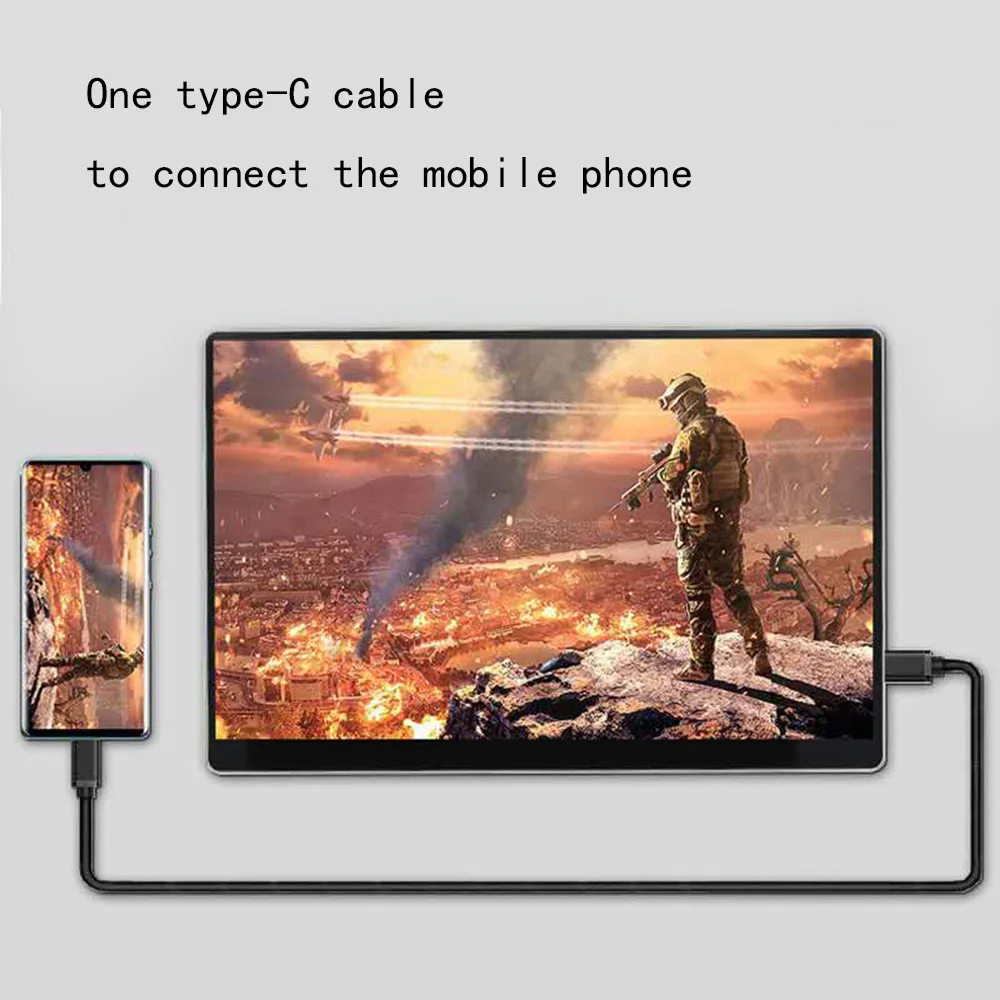 BEEX портативный монитор 3840 × 2160 4K HD IPS 15 6 дюймовый ЖК дисплей для ноутбука телефона