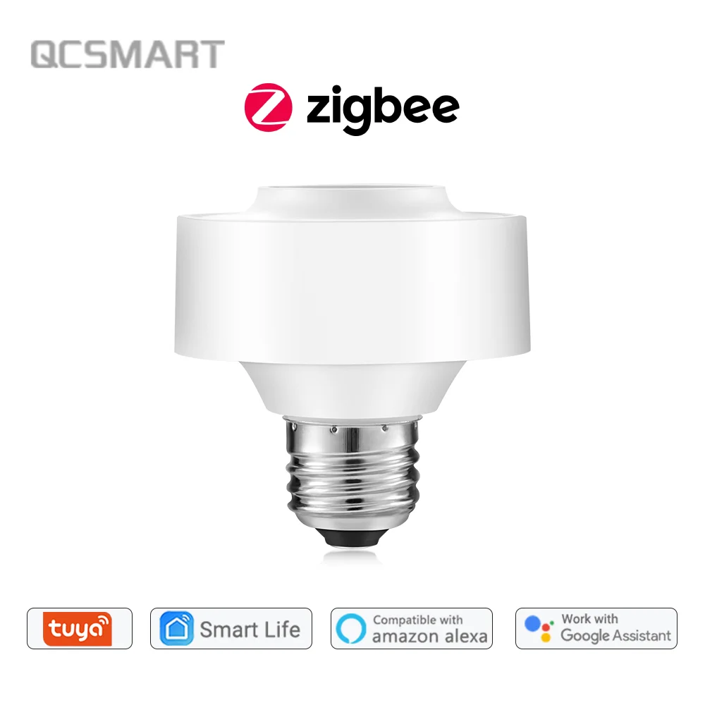 Tuya Smart Life ZigBee 3 0 светильник гнездо держатель лампы E27Led Таймер Выключатель питания