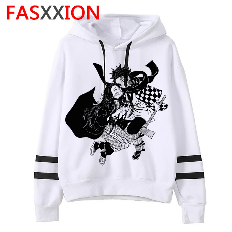 Demon Slayer мультфильм для мужчин/для женщин толстовки аниме унисекс harajuku эстетическое 90s Толстовка ulzzang Графический повседневное Мужской капюшон