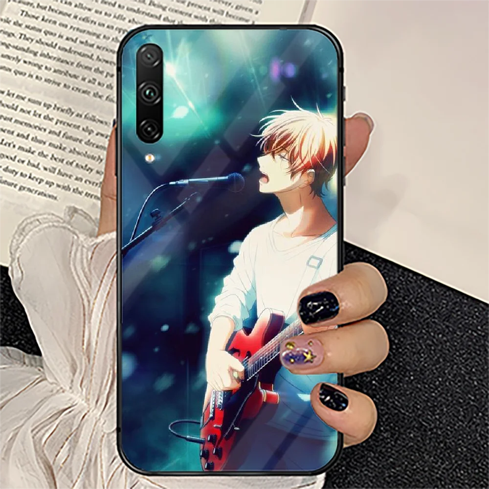 

Japan Given Anime Phone Tempered Glass Case Cover For huawei honor 7 8 9 10 20 A X S lite i pro Funda Tpu Etui