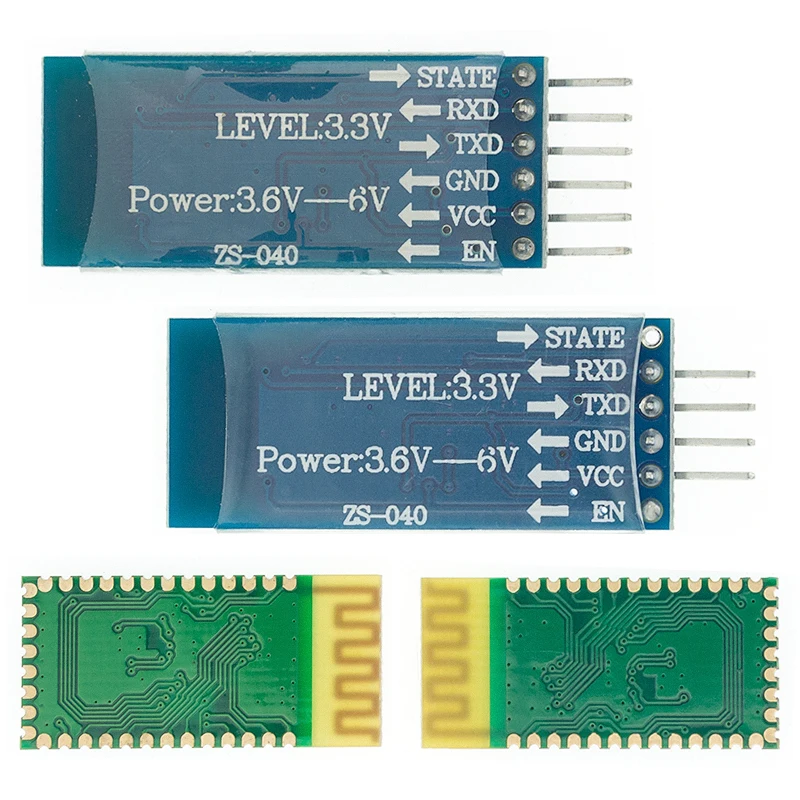 HC-05 HC-06 master-slave 6pin/4pin anti-reverse Встроенный последовательный модуль Bluetooth беспроводной