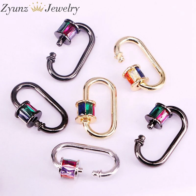 10 шт. 13*20 мм овальной формы с фианитами | Украшения и аксессуары