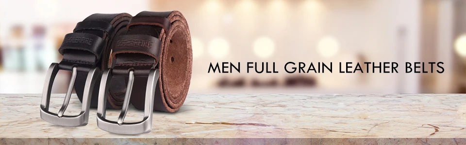 New Coolerfire Genuine Leather Belts for Men Brand Male Pin Buckle Jeans Mens Belt Luxury Designer High Quality Leather Belt