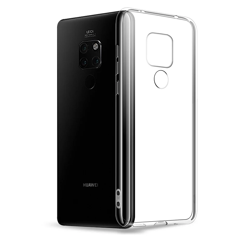 Прозрачный Мягкие ТПУ чехлы для телефонов huawei mate 20/20 Pro/mate 20 Lite задняя крышка прозрачный силикон 360 20Pro 20 Lite mate 20 Lite mate 20Pro - Цвет: Прозрачный