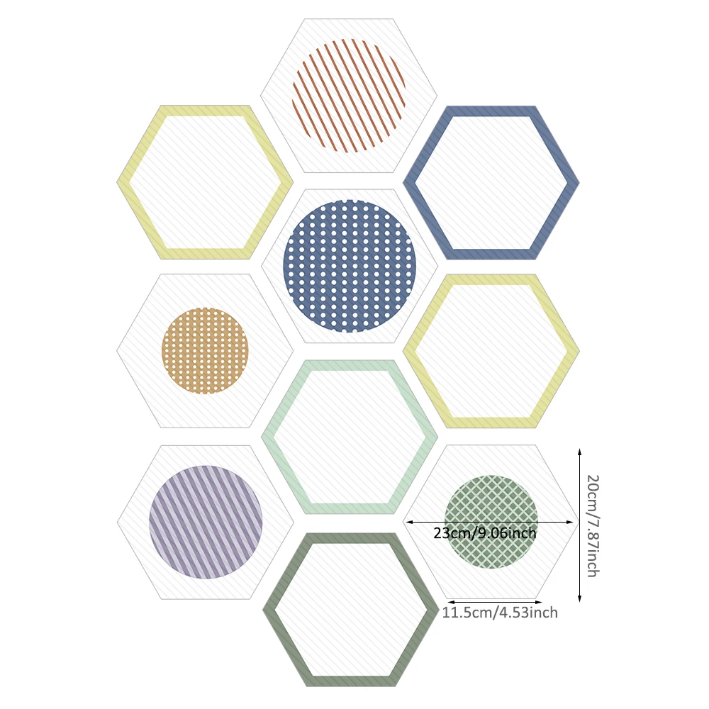

Funlife Hexagon Anti-Slip Bathroom DIY Sticker Removable Waterproof Peel & Stick Decorative Self-Adhesive Home Floor Stickers