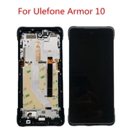 For Ulefone Armor Phone LCD Assembly Display with frame Touch Screen Panel Digitizer Repair Parts Microphone Volume FPC