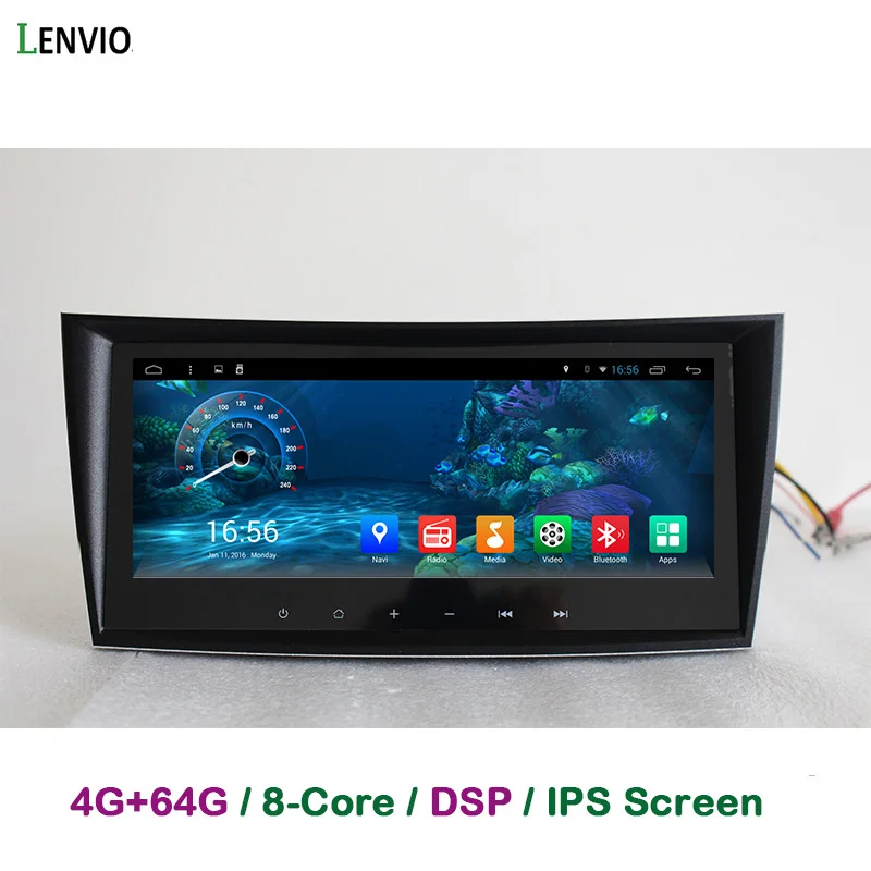 DSP 4GB ram 64G 2 Din Android 8,1 автомобильный DVD gps навигатор для Mercedes Benz E W211 E200 E220 CLS W219 CLS350 CLS500 CLK W209 W463