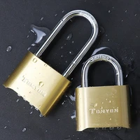 brass password padlock door lock warehouse special lock truck door lock rain proof waterproof and rust proof anti theft lock