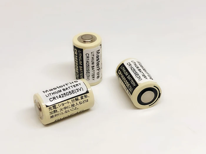 

10pcs/lot MasterFire Original FDK CR14250SE 14250 3V Lithium Battery Cell Industrial Control CNC PLC Batteries CR14250SE(3V)